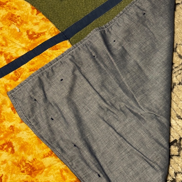 Vintage Soft Handmade Double Sided Boys Baseball Themed Quilt/Blanket - Picture 5 of 13